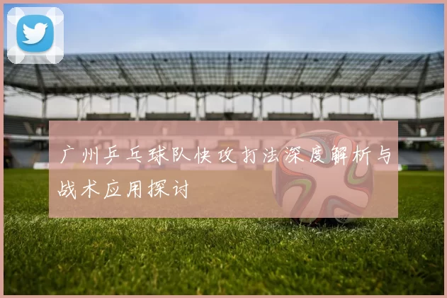 广州乒乓球队快攻打法深度解析与战术应用探讨